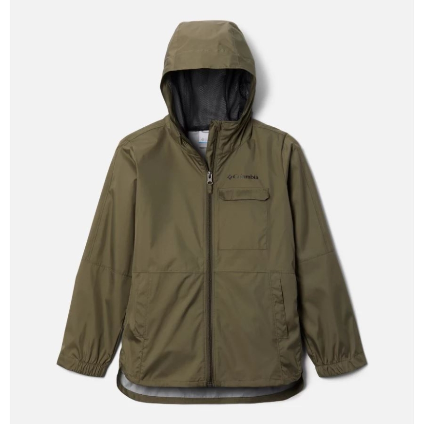 コロンビアガールズバックホロウジャケットストーングリーン