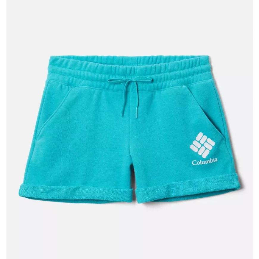 コロンビア ガールズ コロンビア トレック フレンチテリーショーツ ブライトアクア