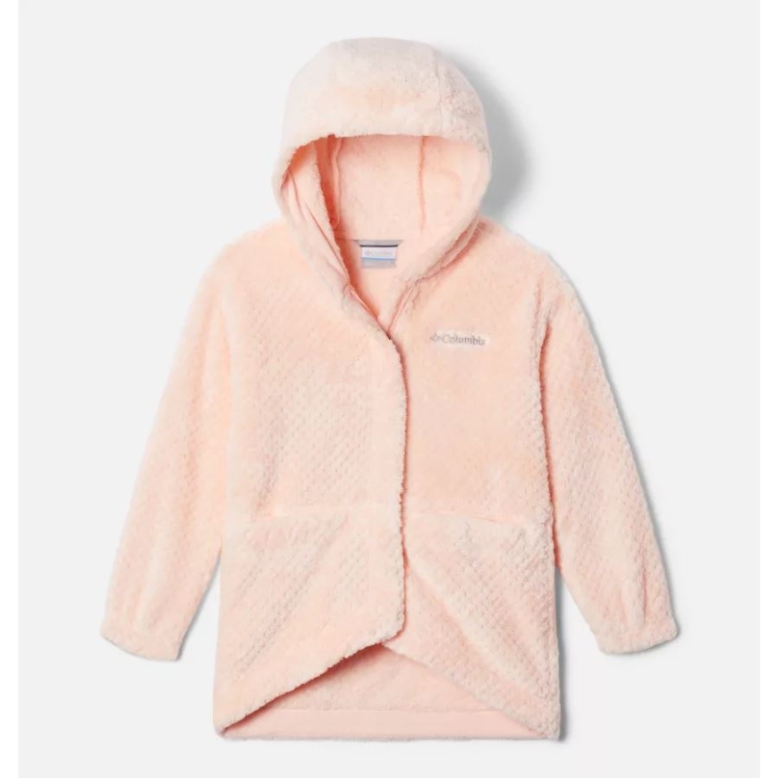 コロンビア ガールズ ファイヤー サイド II ロング シェルパ フリース ジャケット ピーチ ブロッサム
