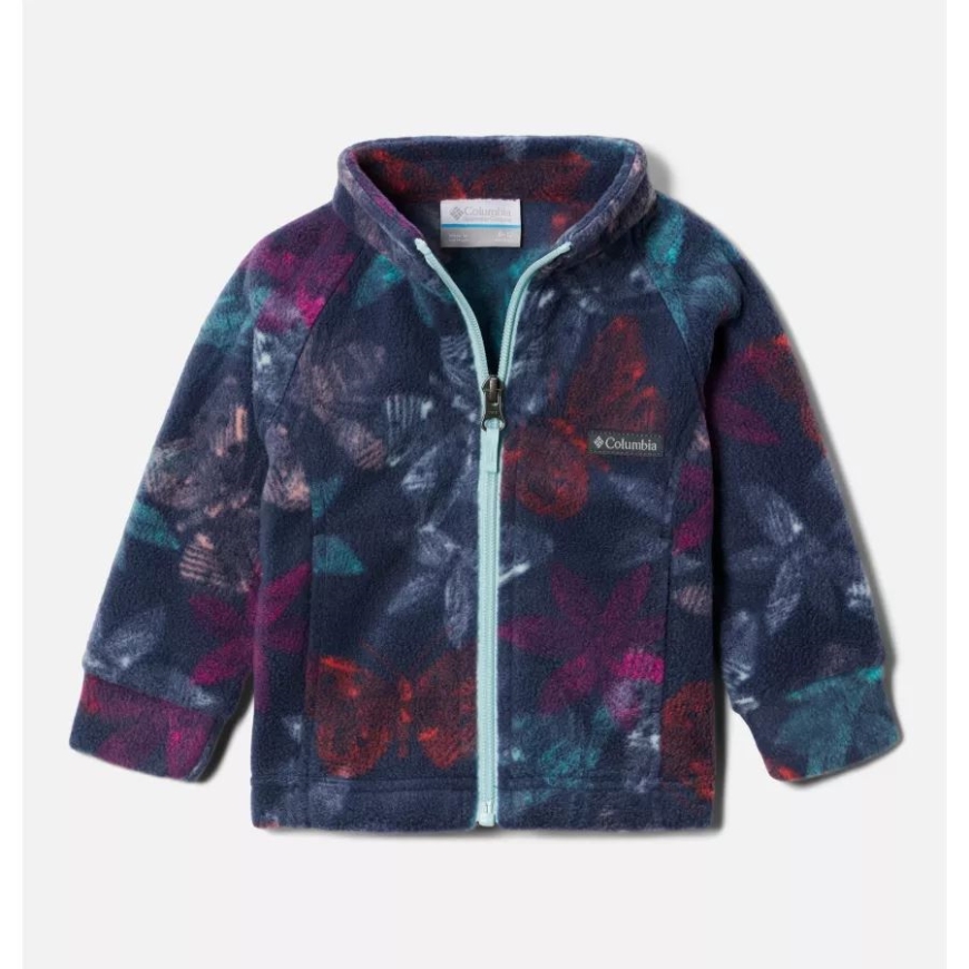 コロンビア ガールズ インファント ベントン スプリングス II プリント フリース ジャケット 夜行性フラッタービー