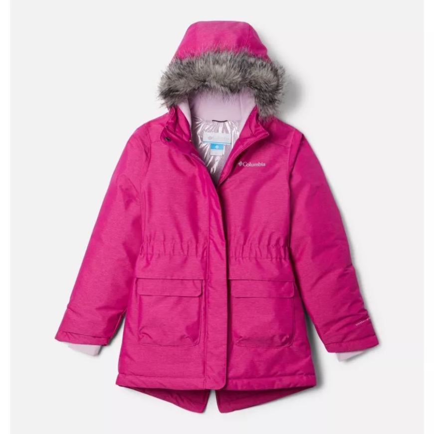コロンビア ガールズ ノルディック ストライダー ジャケット ワイルド フクシア ヘザー