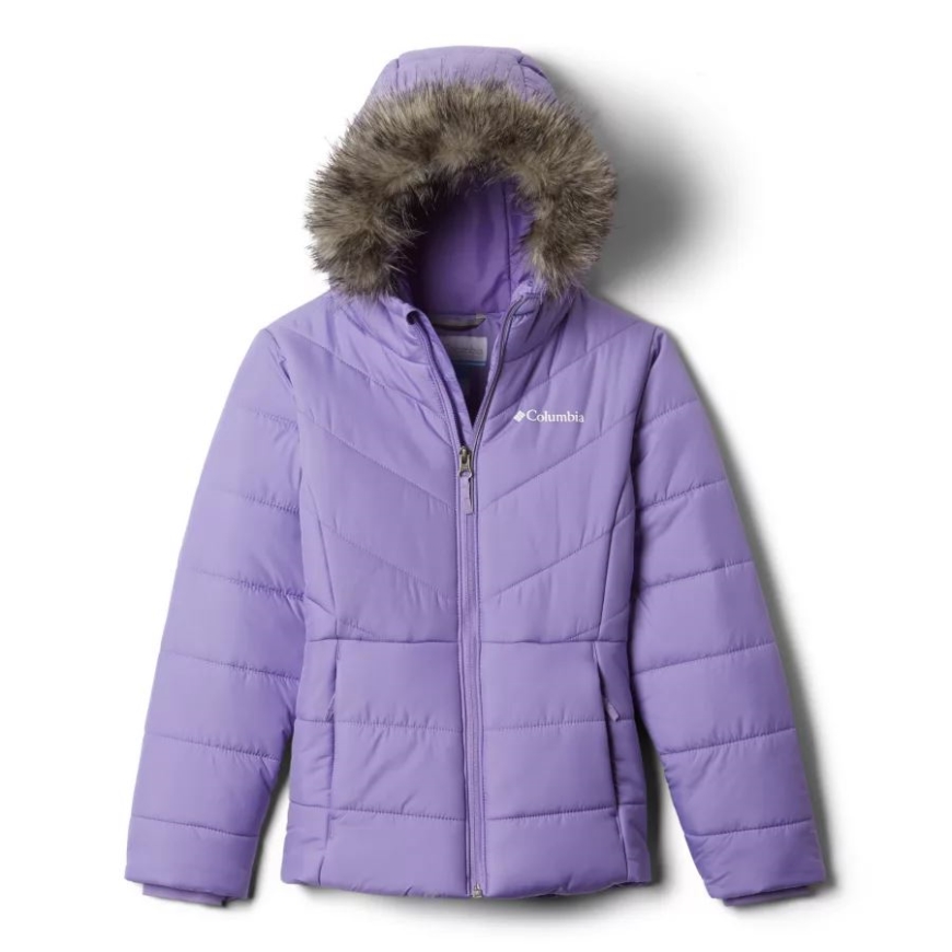コロンビア ガールズ 幼児 ケイトリン クレスト ジャケット ペイズリー パープル