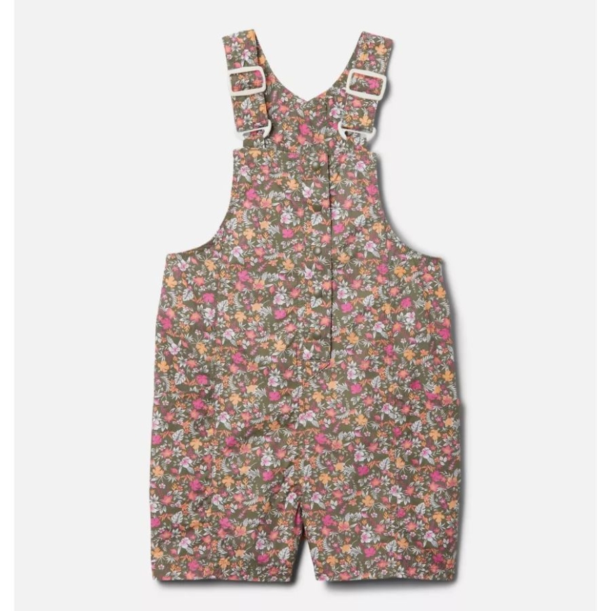 コロンビア ガールズ ウォッシュ アウト プレイスーツ ストーン グリーン ミニビスカス