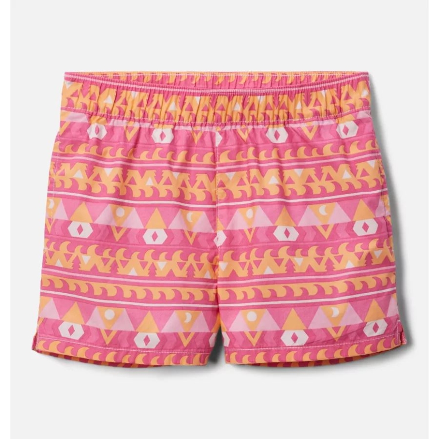 コロンビア ガールズ ウォッシュ アウト プリント ショーツ ワイルド ローズ キャンプ ブランケット