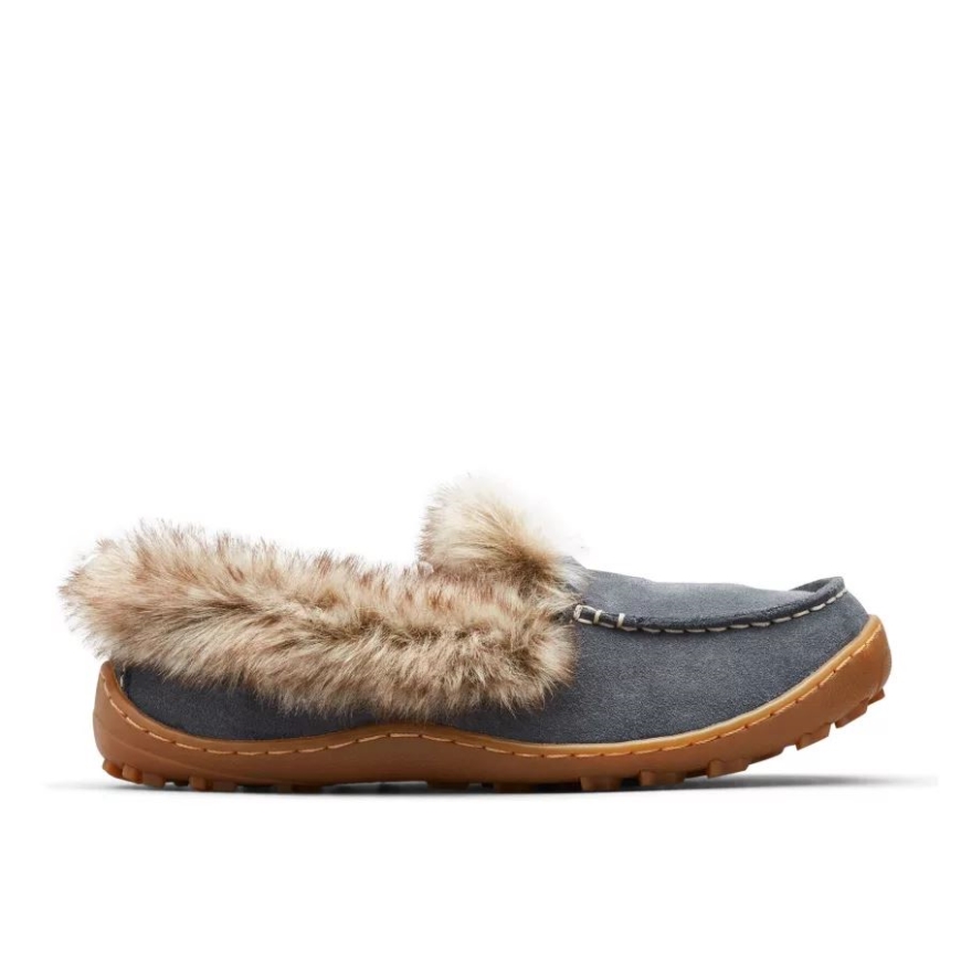 コロンビア グラファイト/エンシェント フォッシル レディース ミンクス オムニヒート スリッパ