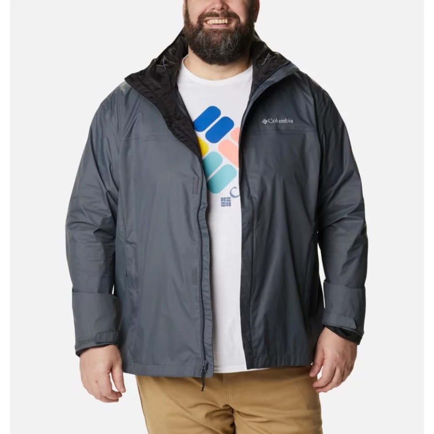 コロンビア グラファイト メンズ ウォータータイト II レイン ジャケット ビッグ
