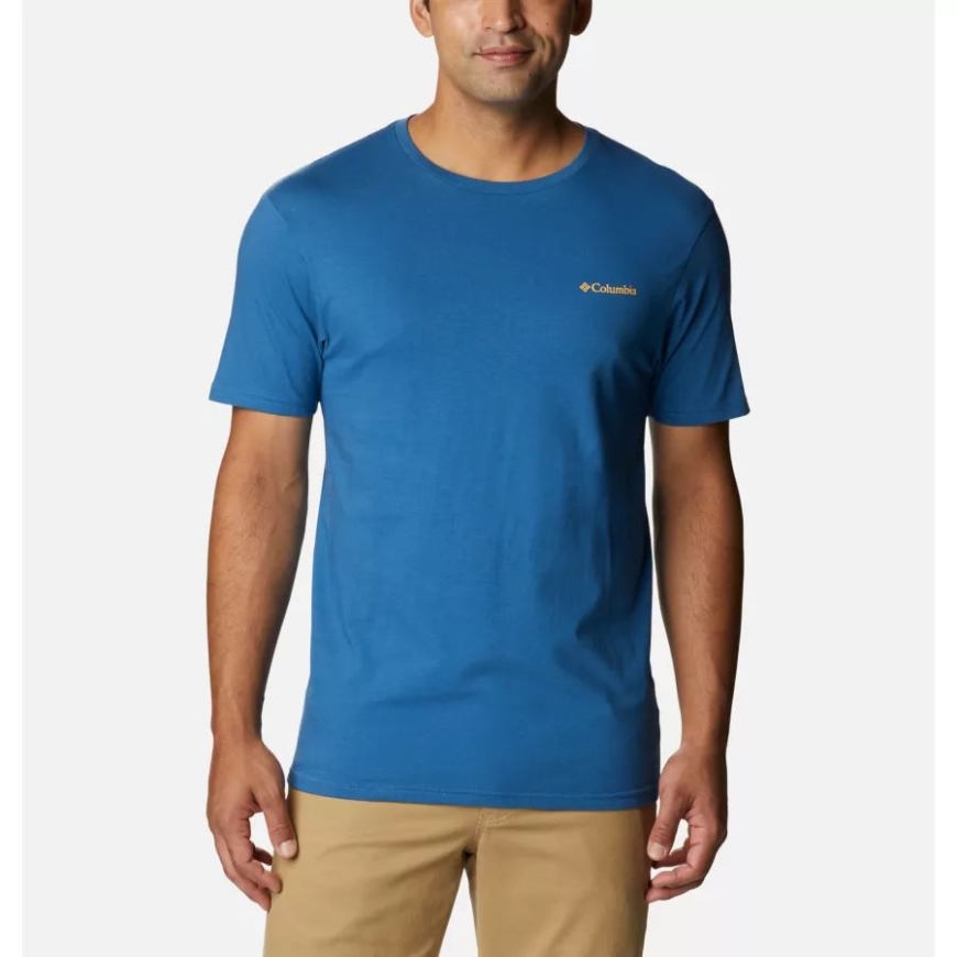 コロンビアインパルスブルーメンズノースカスケードTシャツ