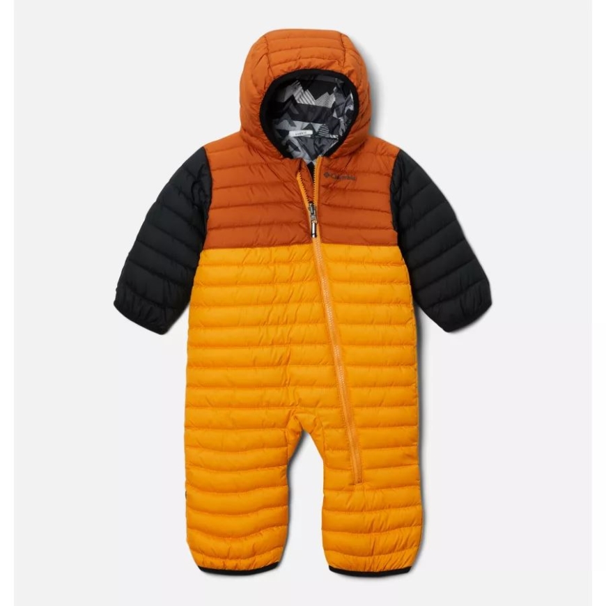 コロンビア インファント パウダー ライト リバーシブル ホオジロ マンゴー/ウォーム コッパー/ブラック