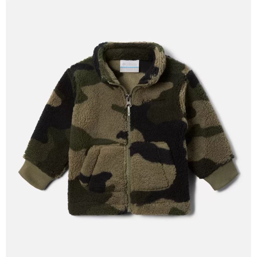コロンビア インファント ラギッド リッジ II フルジップ シェルパ フリース ジャケット ストーン グリーン モッズ カモ