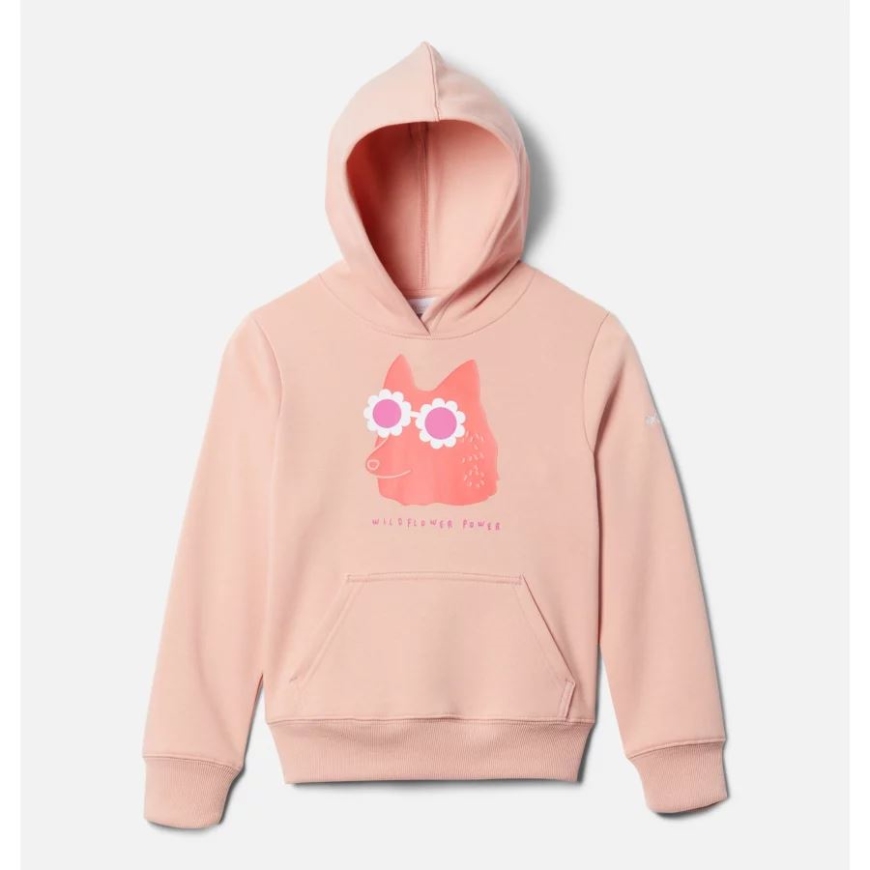 コロンビア キッズ ベイスン パーク グラフィック パーカー フェイク ピンク フォクシー シェード