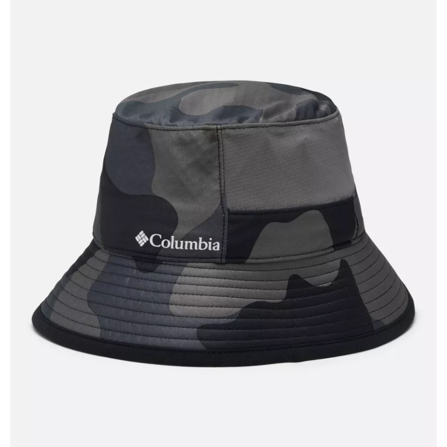 コロンビア キッズ バケットハット ブラック モッズ カモ