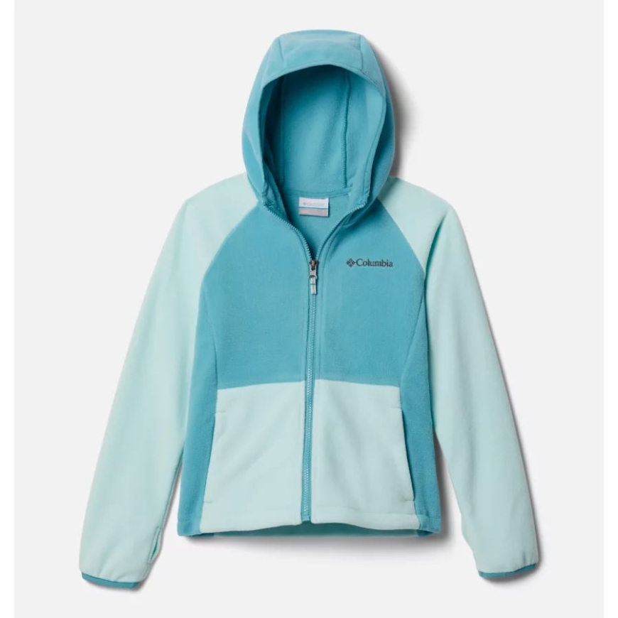 コロンビア キッズ ファスト トレック II フルジップ フリース パーカー シー ウェーブ/アイシー モーン