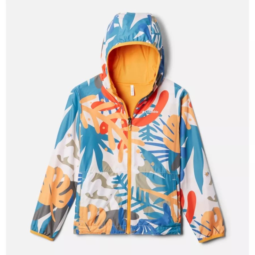 コロンビア キッズ ピクセル グラバー リバーシブル ジャケット チョーク イン リーブス