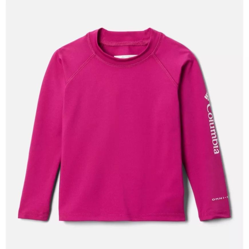 コロンビア キッズ 幼児 サンディ ショア 長袖 サンガード シャツ ワイルド フクシア