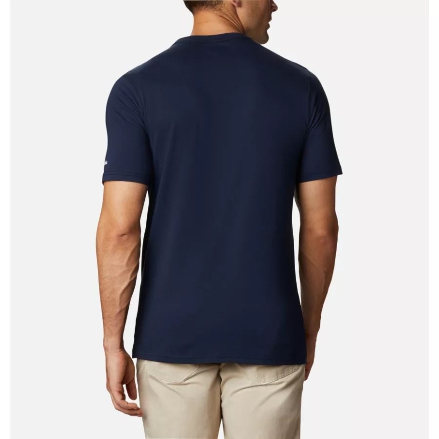 コロンビア メンズ Csc ベーシック ロゴ Tシャツ 拡張サイズ カレッジネイビー/ホワイト