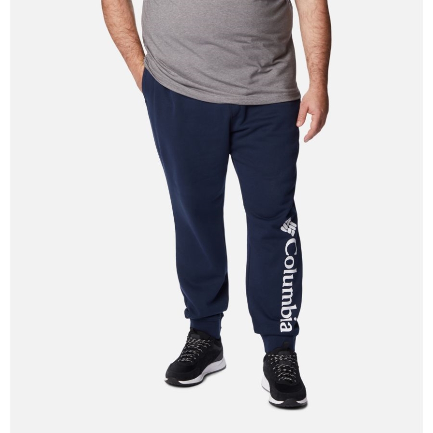 コロンビア メンズ Csc ロゴ Ii フリース ジョガー エクステンデッド サイズ カレッジ ネイビー/ホワイト