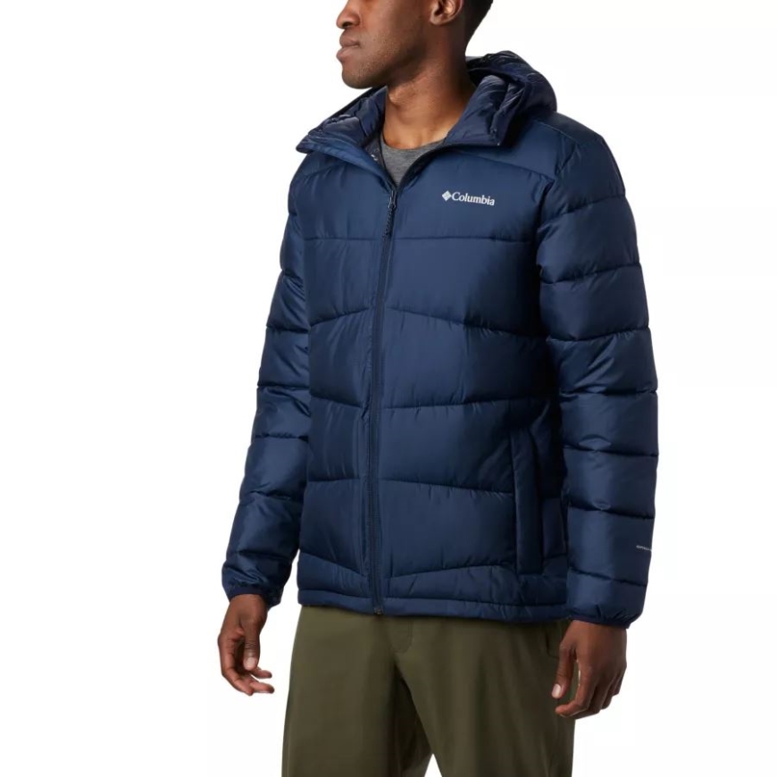コロンビア メンズ ファイブマイル ビュート フード付きジャケット カレッジネイビー