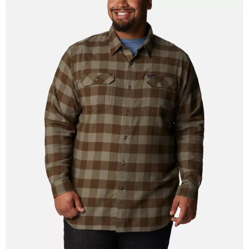 コロンビア メンズ フレアガン ストレッチ フランネル ビッグストーン グリーンツイル バッファローチェック