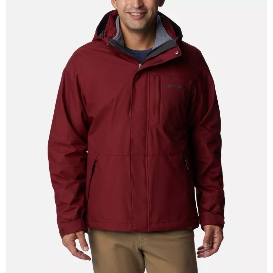 コロンビア メンズ ガルフポート インターチェンジ ジャケット レッドジャスパー