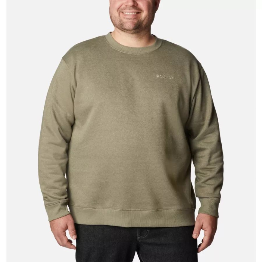 コロンビア メンズ ハート マウンテン II クルー スウェットシャツ ビッグ ストーン グリーン ヘザー