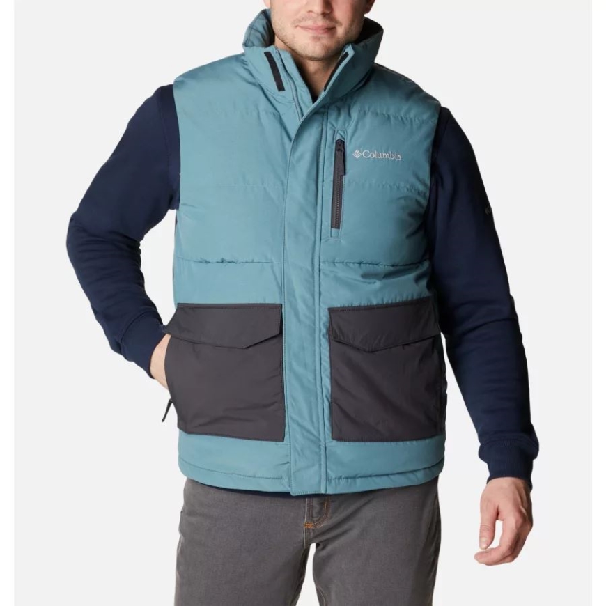 コロンビア メンズ マルクアム ピーク フュージョン インサレーテッド ベスト メタル/シャーク