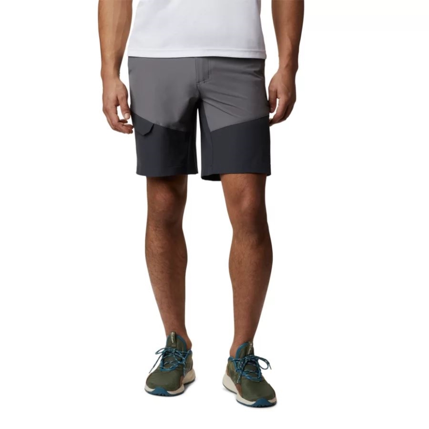 コロンビア メンズ マックストレイル ショーツ シティ グレー/シャーク
