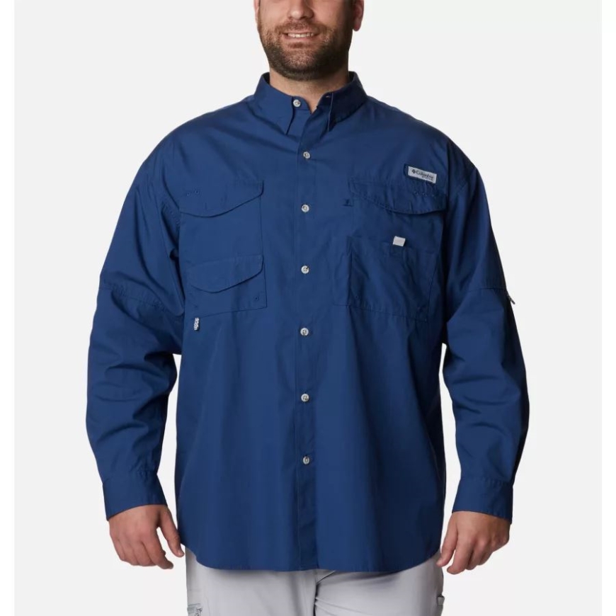 コロンビア メンズ PFG ボーンヘッド 長袖シャツ ビッグカーボン