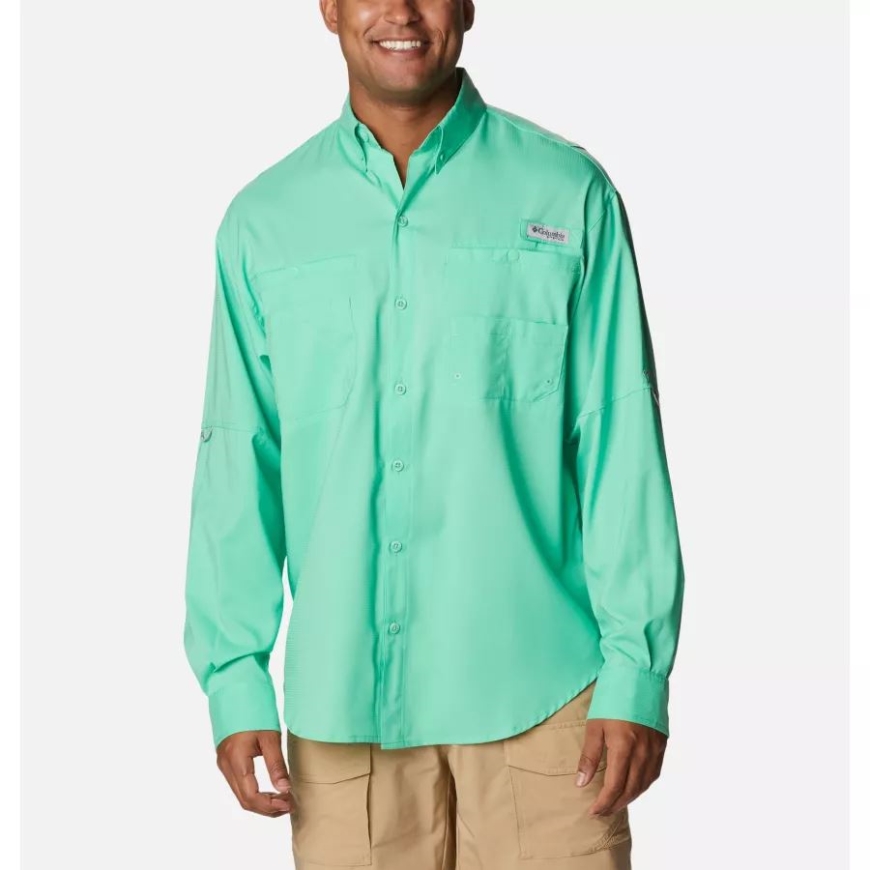 コロンビア メンズ Pfg タミアミ Ii ロング スリーブ シャツ ライト ジェイド