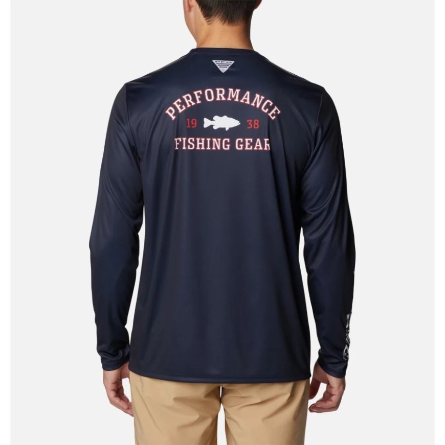 コロンビア メンズ Pfg ターミナルタックル ユニバーシティ 長袖シャツ カレッジネイビー/ホワイトベース