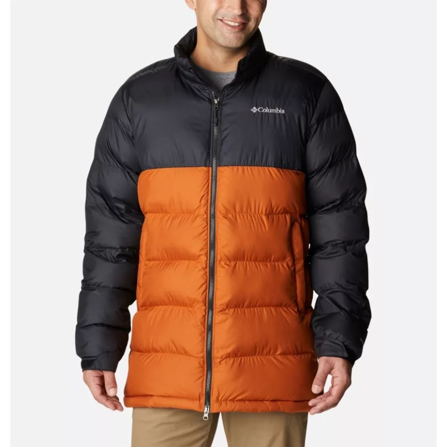 コロンビア メンズ パイク レイク ミッド インサレーテッド ジャケット ウォーム コッパー/ブラック