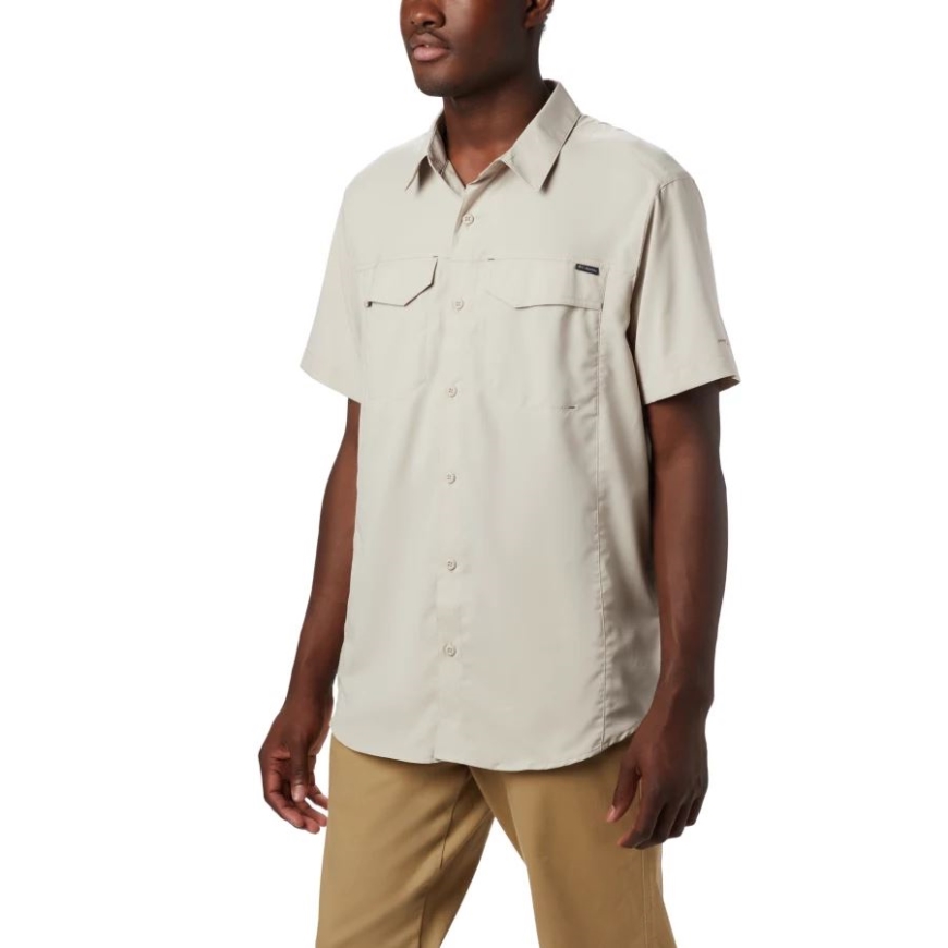 コロンビア メンズ Silver Ridge Lite 半袖シャツ 化石
