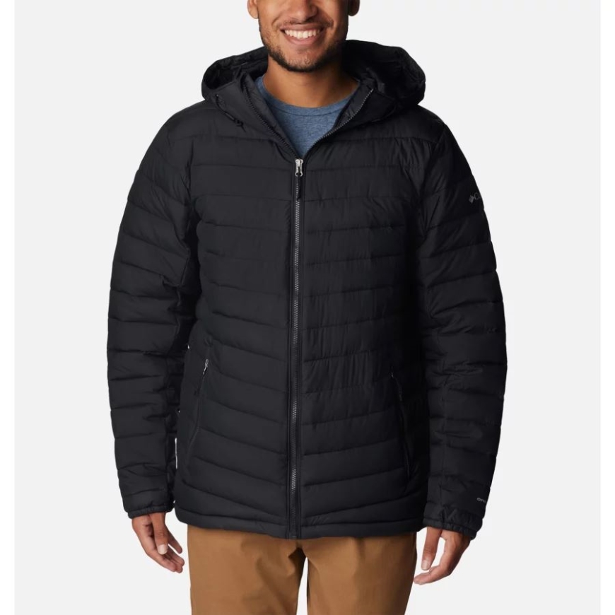 コロンビア メンズ スロープ エッジ フード付き インサレーション ジャケット ブラック