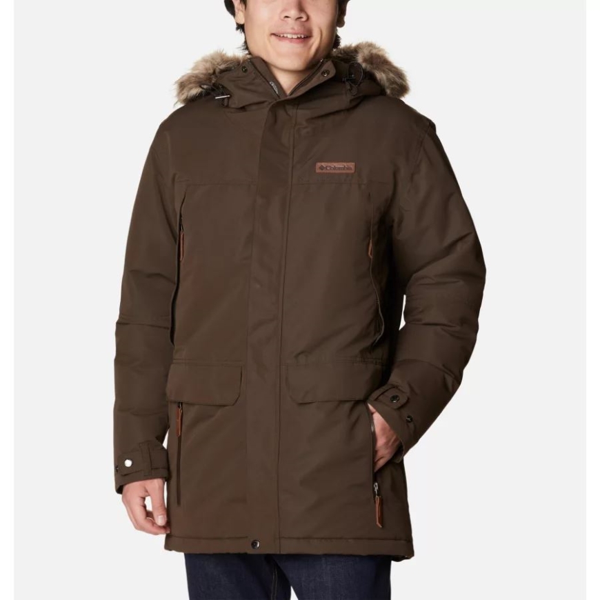 コロンビア メンズ サウスキャニオン ロングダウン パーカー コードバン
