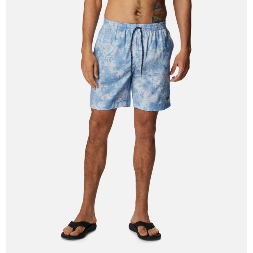 コロンビア メンズ サマータイド ストレッチ プリント ショーツ ジェット ストリーム スケッチ パラダイス