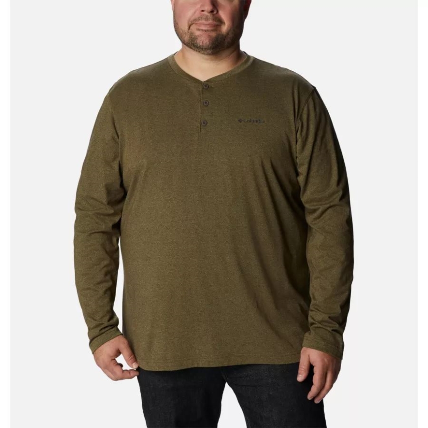 コロンビア メンズ シスルタウン ヒルズ ヘンリー ビッグ オリーブ グリーン ヘザー