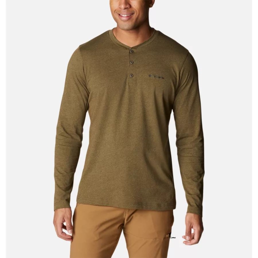 コロンビア メンズ シスルタウン ヒルズ ヘンリー オリーブ グリーン ヘザー