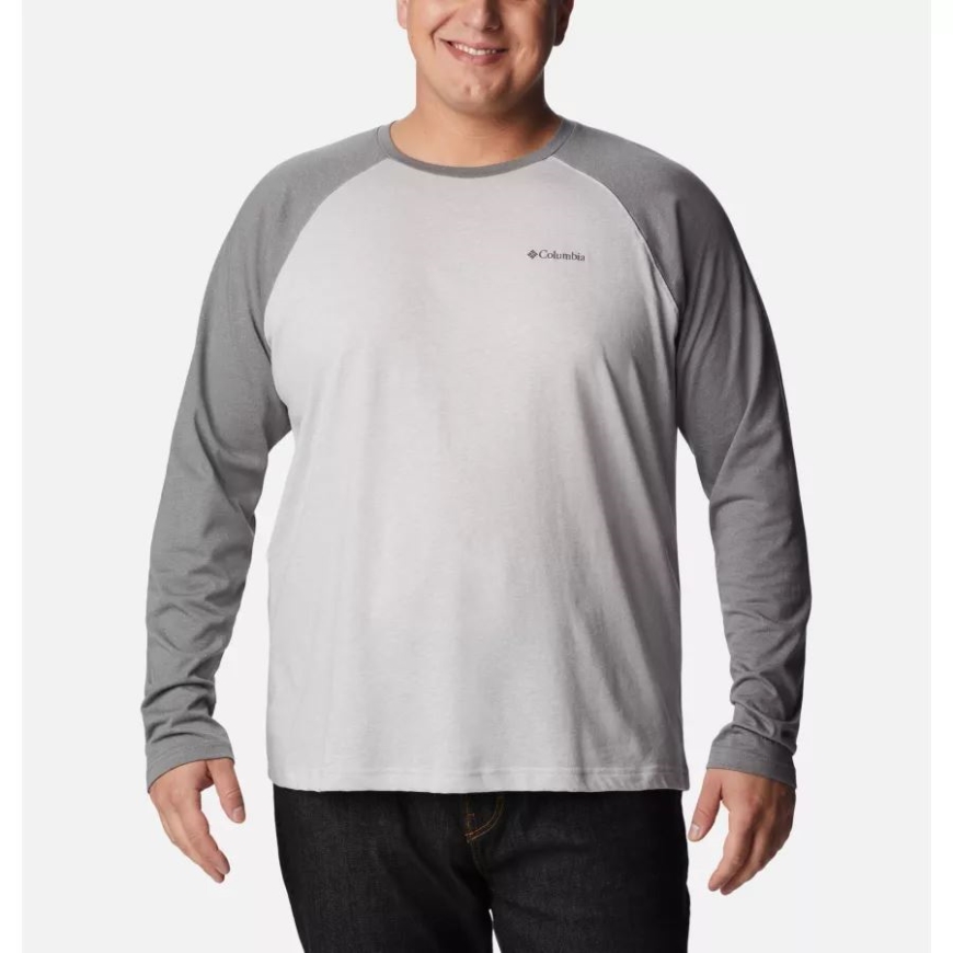 コロンビア メンズ シスルタウン ヒルズ ラグラン シャツ ビッグ コロンビア グレー ヘザー/シティ グレー ヘザー