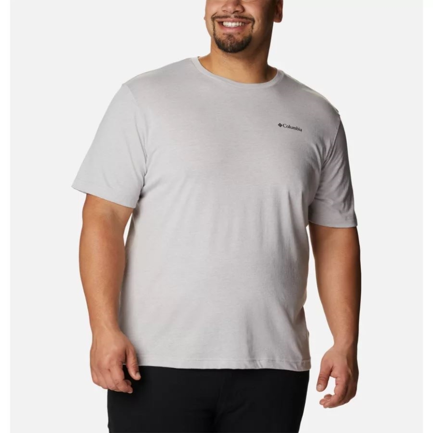 コロンビア メンズ シスルタウン ヒルズ ショート スリーブ シャツ ビッグ コロンビア グレー ヘザー