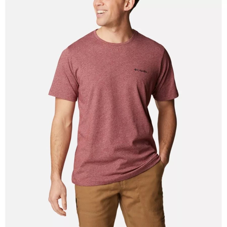 コロンビア メンズ シスルタウン ヒルズ ショート スリーブ シャツ レッド ジャスパー ヘザー