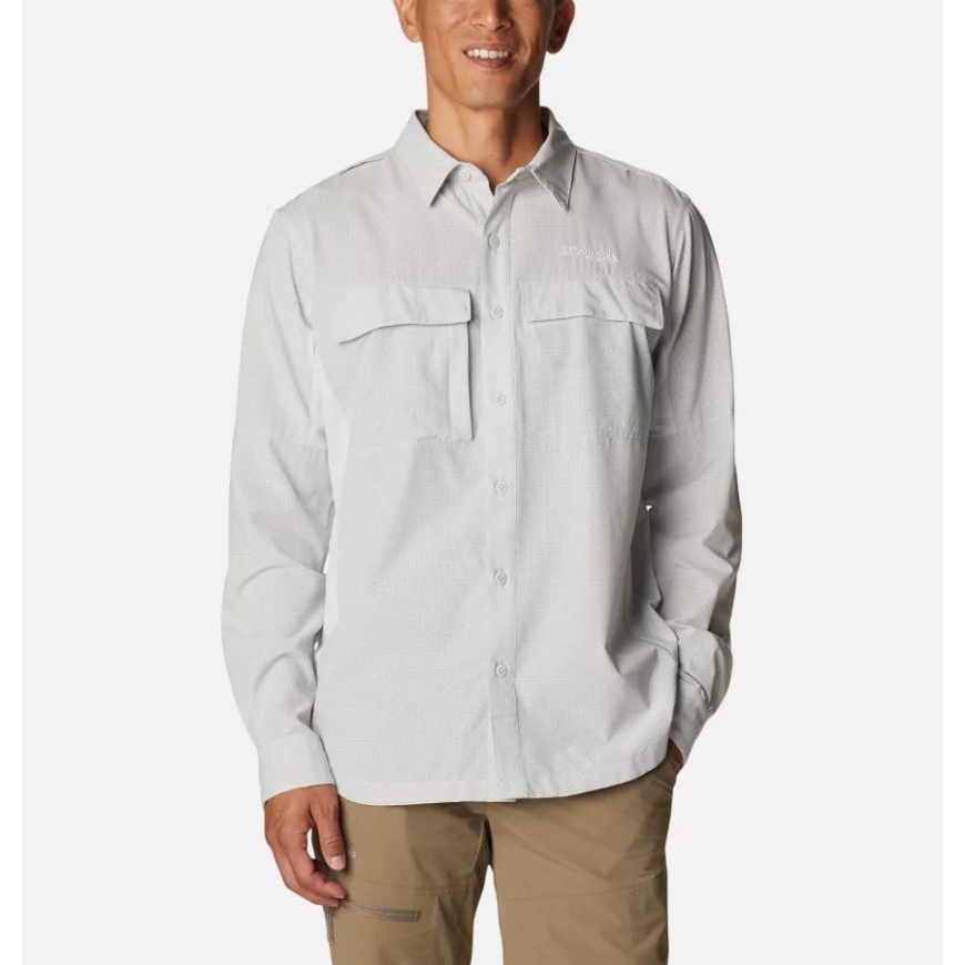 コロンビア メンズ タイタン パス イリコ 長袖シャツ ニンバス グレー