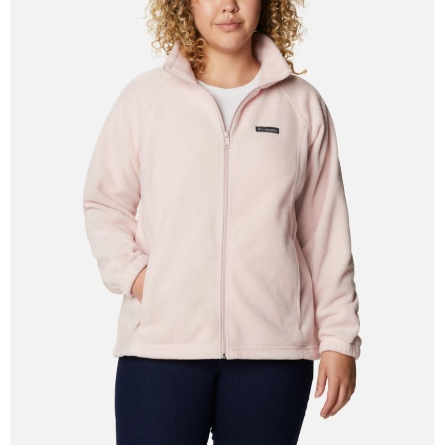 コロンビア ミネラル ピンク レディース ベントン スプリング フルジップ プラスサイズ