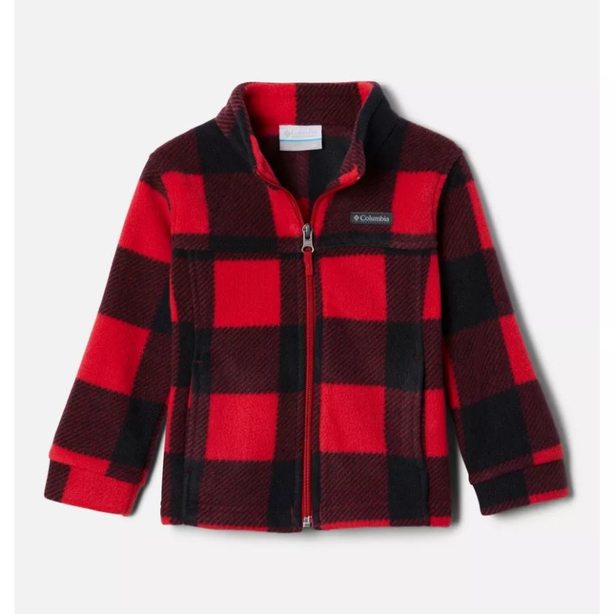 コロンビア マウンテン レッド チェック ボーイズ トドラー ジング III フリース ジャケット