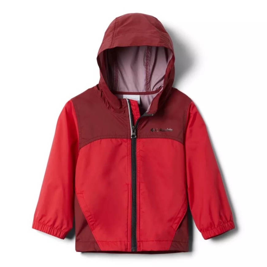コロンビア マウンテン レッド/レッド ジャスパー ボーイズ 幼児用 グレンネーカー レインジャケット
