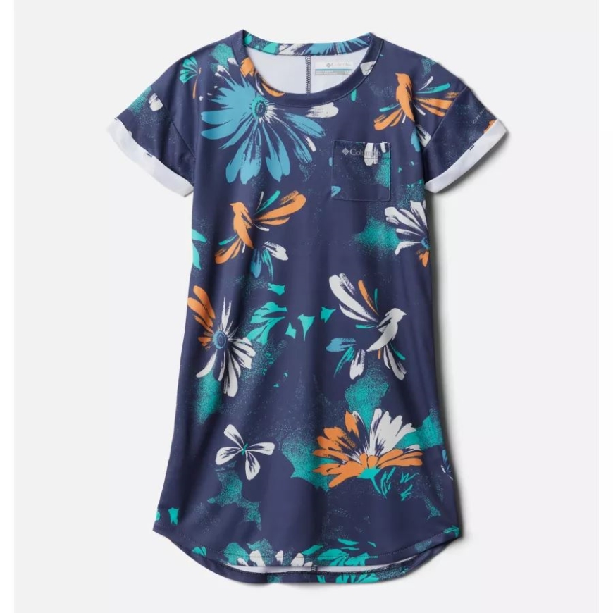 コロンビア ノクターナル デイジー パーティー マルチ ガールズ パーカー リッジ ドレス