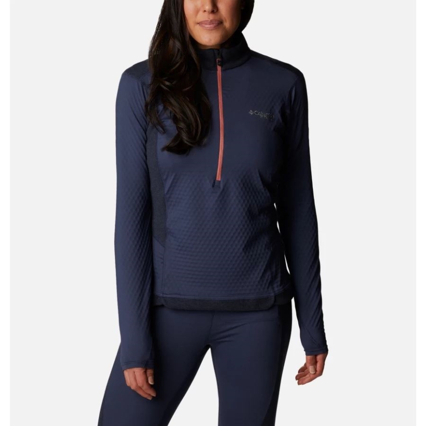 コロンビア ノクターナル/ダーク ノクターナル レディース タイタン パス ヘリックス クォーター ジップ プルオーバー