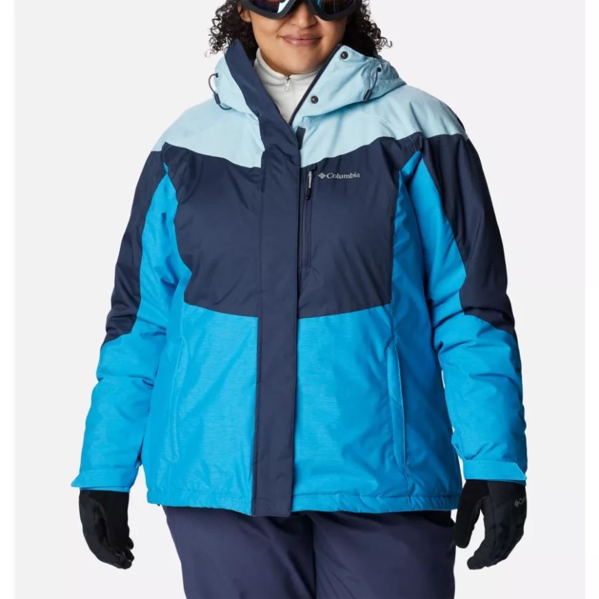 コロンビア ノクターナル/スプリング ブルー Hthr/ブルー チル レディース ロージー ラン インサレーテッド ジャケット プラスサイズ
