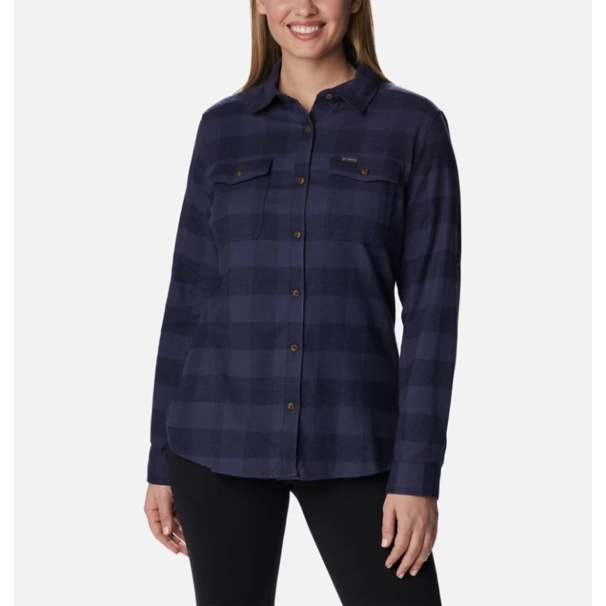 コロンビア ノクターナル ツイル レディース パイン ストリート ストレッチ フランネル