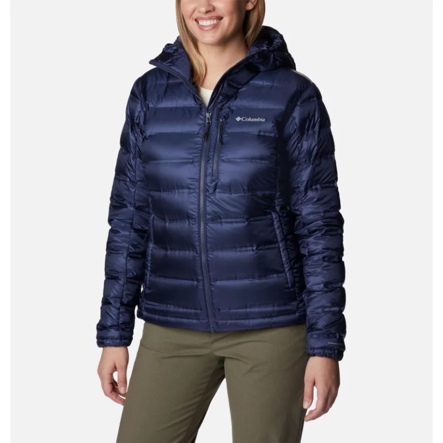 コロンビア ノクターナル レディース ペブル ピーク ダウン フード付きジャケット
