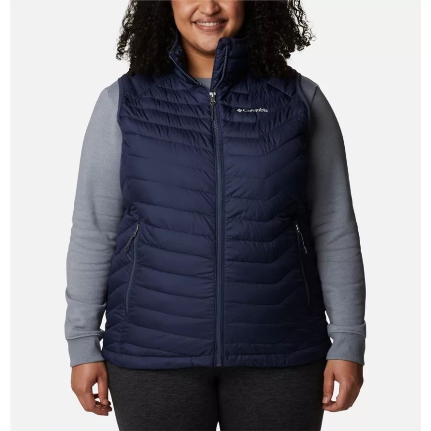 コロンビア ノクターナル レディース パウダー ライト ベスト プラスサイズ