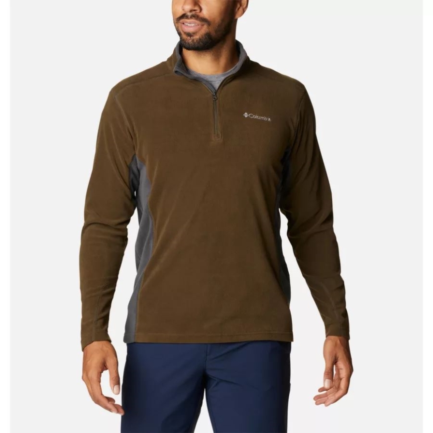 コロンビア オリーブ グリーン/シャーク メンズ クラマス レンジ II ハーフジップ